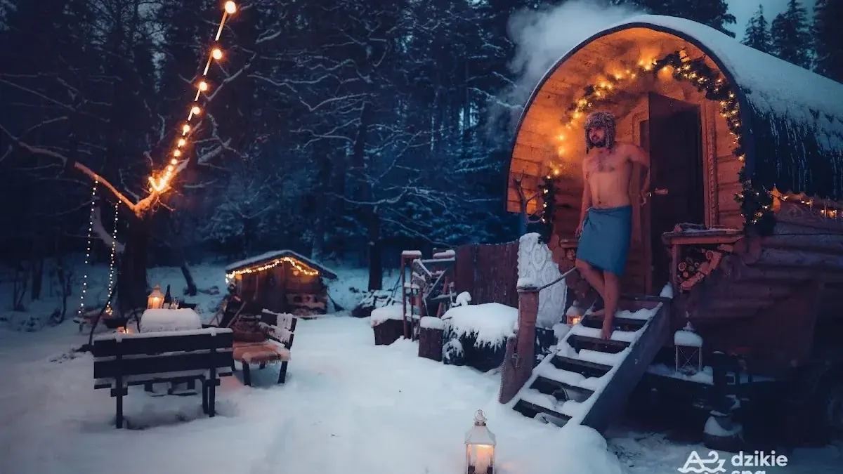 Dzikie SPA: Saunowanie z widokiem na Śnieżnik