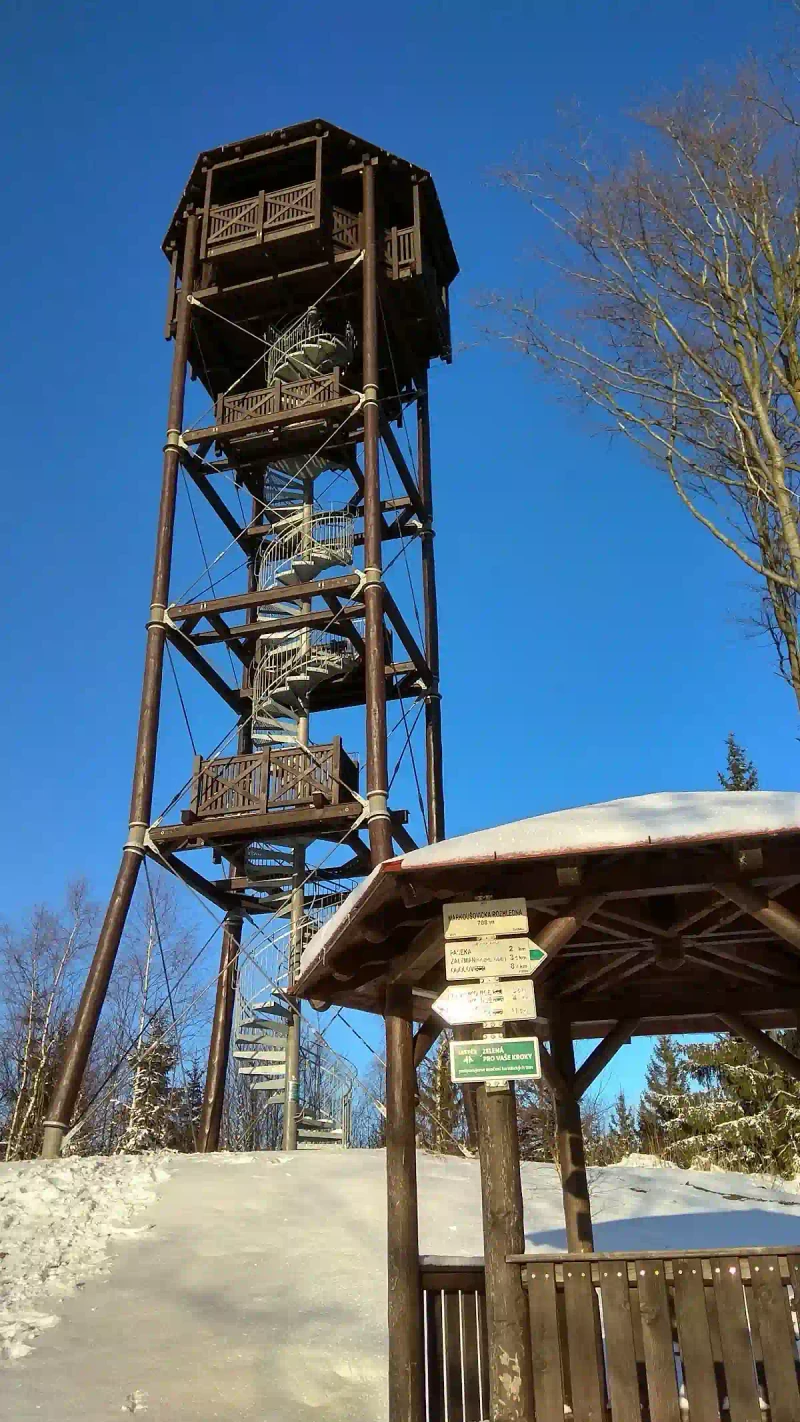 Rozhledna Markoušovický hřeben: Czeski punkt widokowy, który warto zdobyć