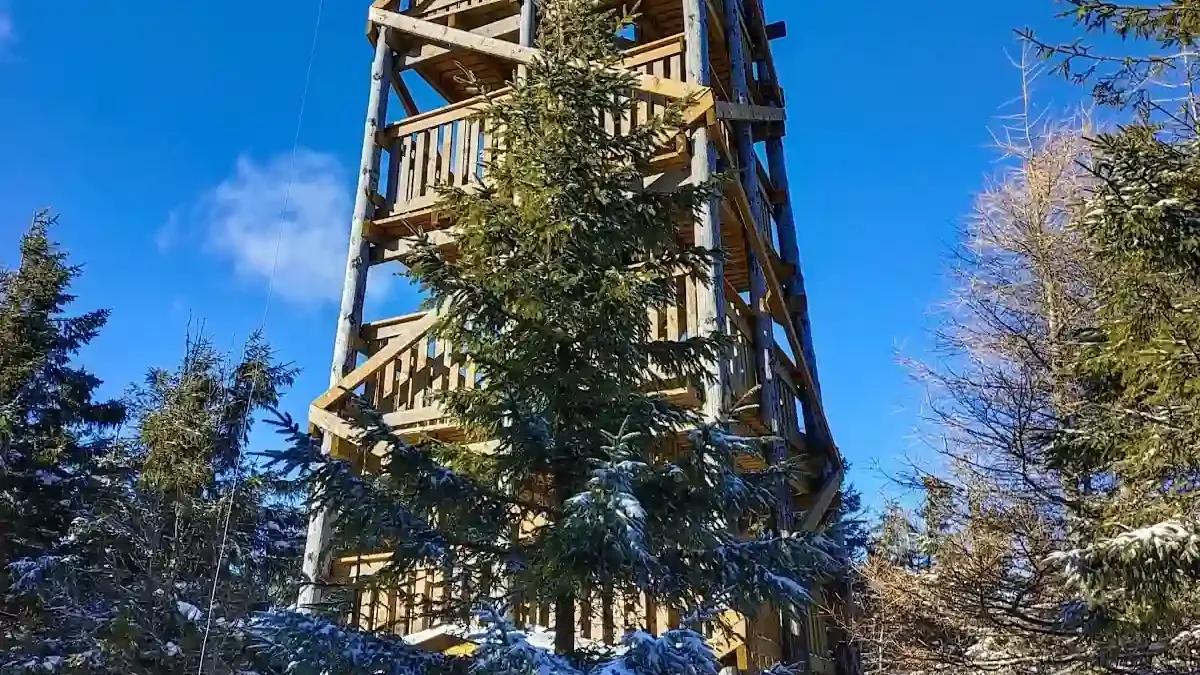 Wieża na Czernicy: Widok na serce Gór Bialskich